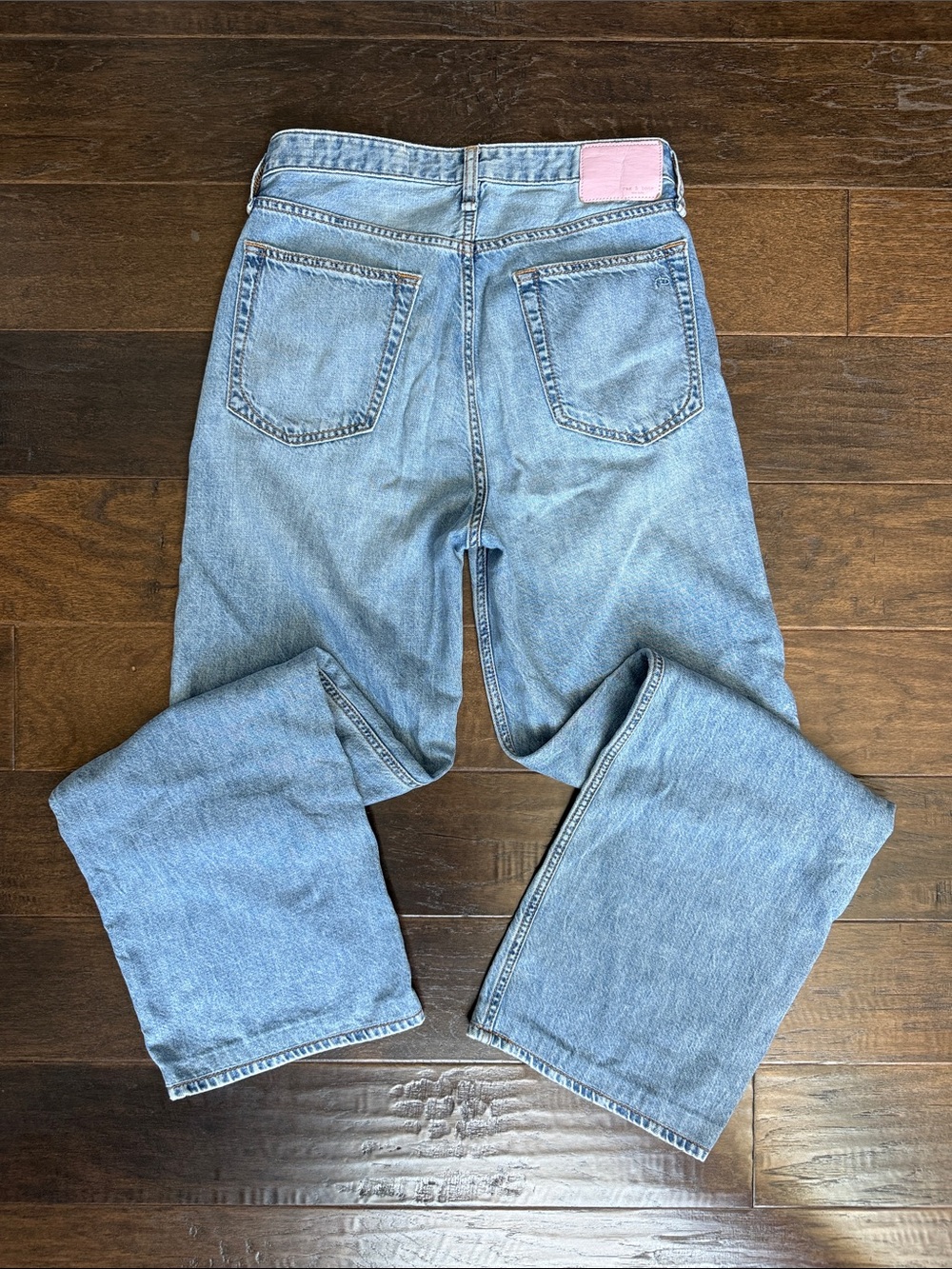Rag & Bone Logan wide leg mid rise jean size 24 in color Audrey - Picture 6 of 10